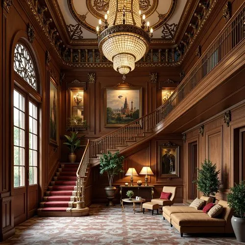 Auditorium Romanesque Style Building Architecture Design Ideas