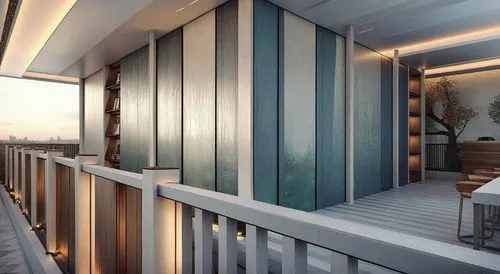 Cabaña finca San Isidro 0003,penthouses,glass facade,sky apartment,metal cladding,block balcony,paris balcony,roof terrace,glass wall,3d rendering,balconied,skybridge,roof landscape,skywalks,balustrad