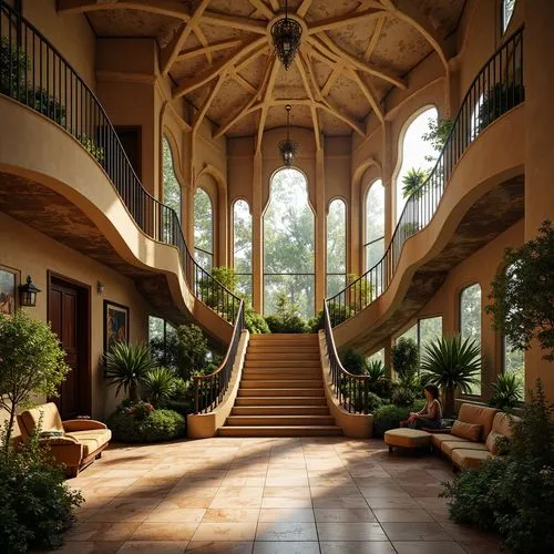 Art Nouveau Style Villa Building Design Ideas