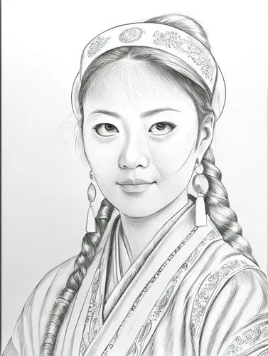 drawing pencil,asian woman,yi sun sin,korean history,korean culture,panokseon,hanbok,inner mongolian beauty,seolleongtang,shuanghuan noble,songpyeon,japanese woman,sejong-ro,chinese art,khlui,jeongol,