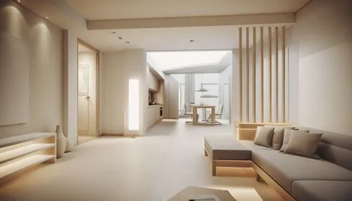 the modern interior of a clean, spacious home,hallway space,floorplan home,home interior,residential property,modern room,3d rendering