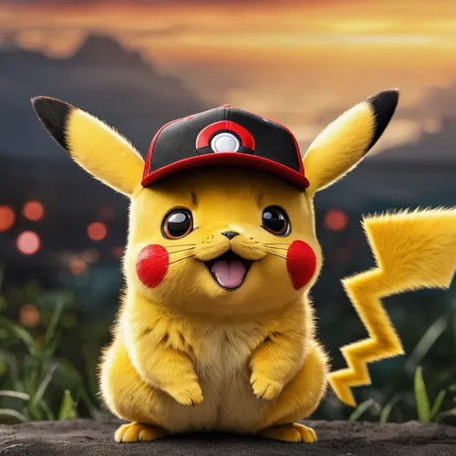 Pokemon pikachu with red and black cap on with pokeball in front,pika,pikachu,pokemon,pokémon,pokemon go,pixaba,pokeball,knuffig,chu human,pokemongo,abra,stud yellow,hat,lures and buy new desktop,powe