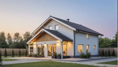 a home with some windows and some grass,smart home,house sales,small house,danish house,house insurance,house shape,prefabricated buildings,house purchase,inverted cottage,beautiful home,residential h