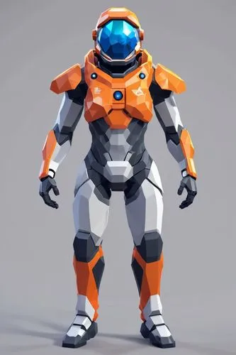 Low Poly,garrison,spaceguard,minibot,aquanaut,cybersmith,asimo,ballbot,cyberpatrol,patroller,evangelion mech unit 02,matoran,mech,spybot,taikonaut,robosapien,garrisoned,astronaut suit,spacesuit,battle