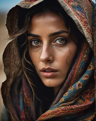 super natural photo, A woman (mixture of laetita casta and salvador dali) in a post-apocalyptic world with striking (with otherworldly detail and luminosity), captivating, vibrant eyes, only her eyes 