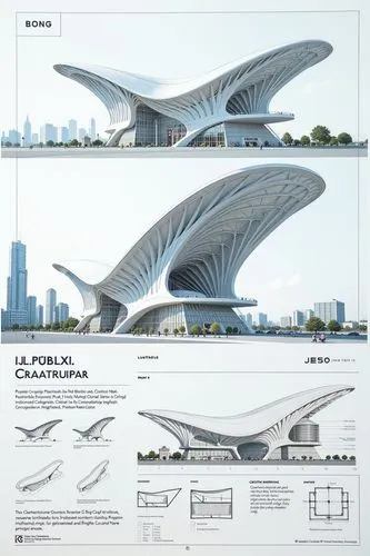 Create a detailed structural illustration of a modern structure. Illustrations should include Multiple Viewpoints: Provide multiple perspectives, including front, side, and top views, Cross Sections a