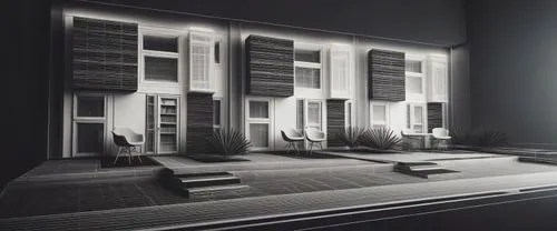 an image of a house with several windows,fractal design,downscale,empanel,digital bi-amp powered loudspeaker,domicile,brambly