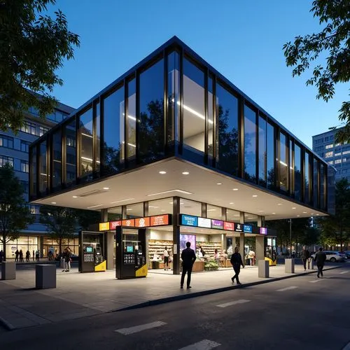 Gas Station Green Architecture Design Ideas