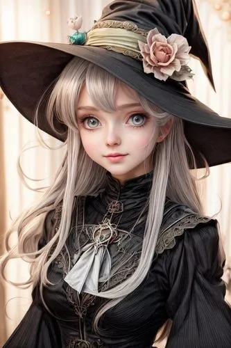  adorable, witch, adorable fantasy, very cute, sweet beautiful 20 year old young woman,,female doll,artist doll,victorian lady,fashion doll,designer dolls,doll figure,cloth doll,painter doll,handmade 