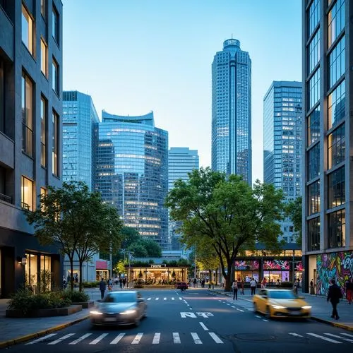 Skyscrapers Modernism Style Design Ideas