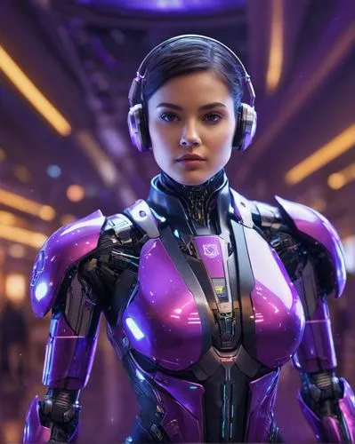 Help me design a poster for the "Generative AI Workshop" course, including the course name, instructor's name, start date, and class location; presented in a purple sci-fi style; with some small illus
