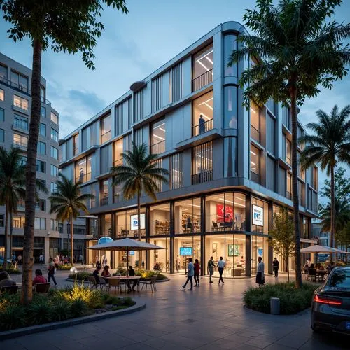 High-tech Style Distribution Center Architecture Design Ideas