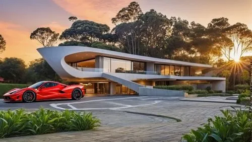 background,luxury home,modern house,crib,modern architecture,luxury property,futuristic architecture,driveway,mclaren automotive,luxury real estate,futuristic car,underground garage,ferrari america,du