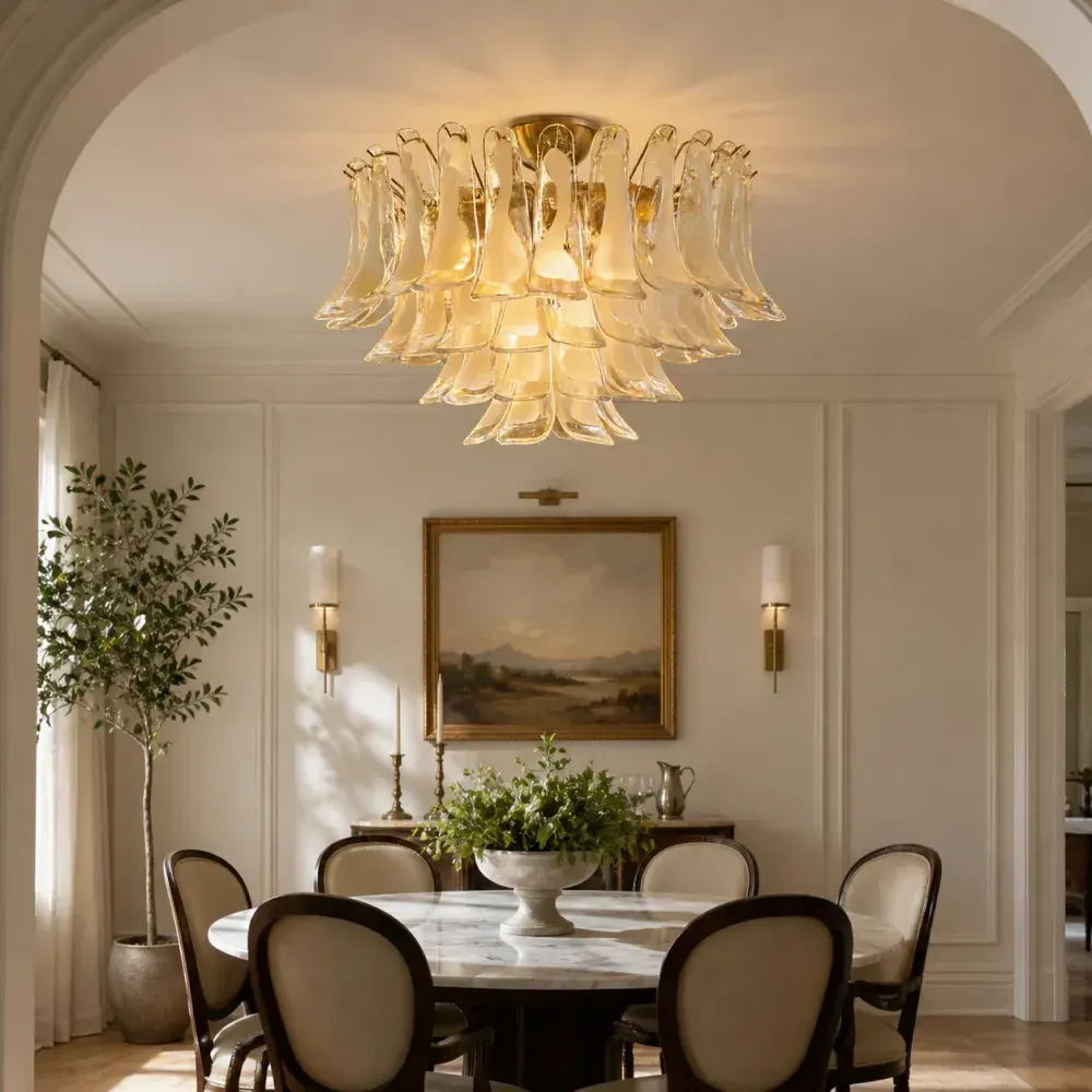 Calvera Murano Glass Ceiling Lamp