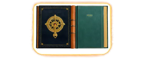 Fantasy book cover, magical atmosphere, intricate border, golden frame, glowing runes, mystical symbols, leather-bound book, ancient tome, ornate lock, shimmering dust, soft focus, warm lighting, cine