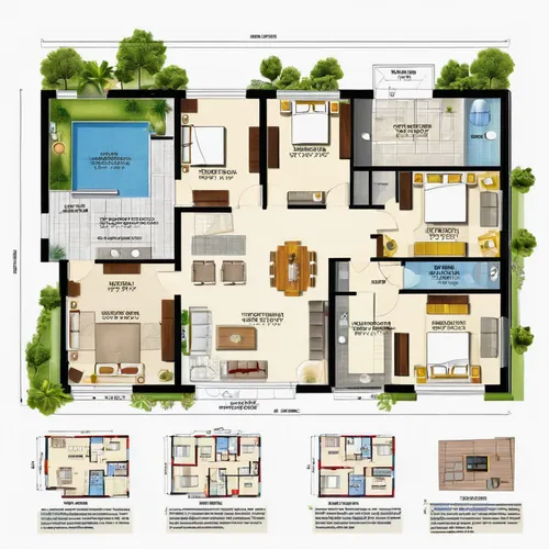 "Design a modern 2BHK house with an emphasis on functionality and aesthetics. Incorporate efficient space utilization, ample natural light, and contemporary design elements. Ensure seamless flow betwe