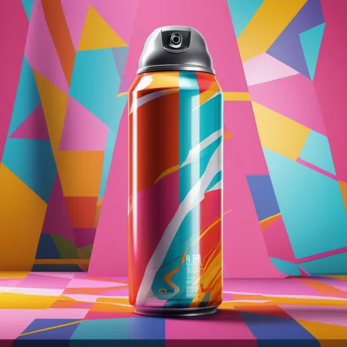 product design，Packaging Design,spray can,cola can,beverage can,beverage cans,cans of drink,colorful foil background,zebru,paint cans,packshot,beer can,fanta,zigzag background,aluminum can,cans,lucoza