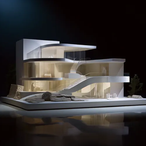 model house,archidaily,dunes house,cubic house,futuristic art museum,3d rendering,modern architecture,modern house,cube house,cube stilt houses,arq,futuristic architecture,kirrarchitecture,arhitecture