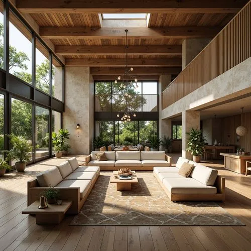 Villa Mid-Century Modern Style Building Design Ideas