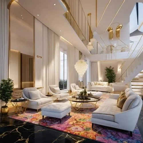 CONTEMPORARY COLOURFUL CARPET,penthouse apartment,luxury home interior,interior modern design,livingroom,modern living room,living room,contemporary decor,great room,loft,interior design,modern decor,