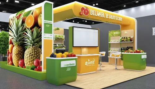 fruits exhibition booth design,fruit stands,fruit stand,integrated fruit,sales booth,product display,kiwifruit,fruit and vegetable juice,organic fruits,cycad,expocosmetics,edible oil,fruits and vegeta