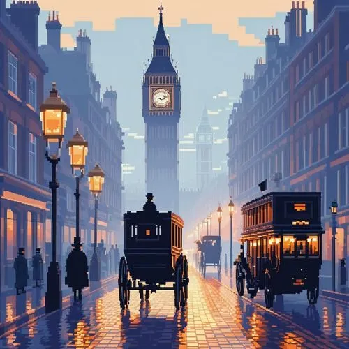 Pixel Art,londres,londen,london,londono,piccadilly,city of london,picadilly,knightsbridge,london bus,world digital painting,inglaterra,calcutta,london buildings,paris - london,fleetstreet,angleterre,w