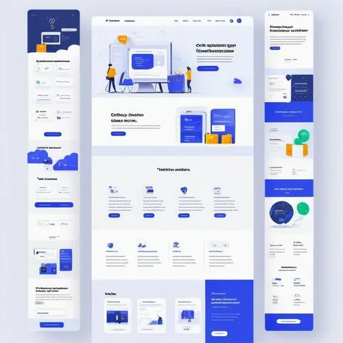 Modern ecommerce website, minimalist layout, clean white background, flat design, responsive UI, multi-column menu, search bar with dropdown suggestions, prominent call-to-action buttons, product show
