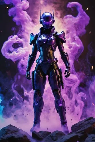  Action Figure， Full body,vanu,nebula guardian,tali,metroid,evangelion unit-02,evangelion evolution unit-02y,spaceguard,bibleman,defend,shockwave,purple background,purple,purple wallpaper,calibrations
