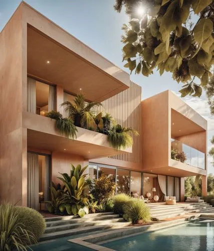 architecture,the house has a lot of plants and large windows,fresnaye,dunes house,vivienda,modern house,modern architecture,mahdavi,Photography,General,Realistic