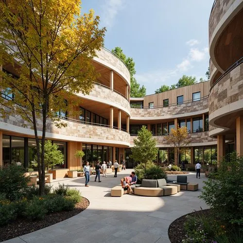 High-tech Style Community Center Architecture Design Ideas