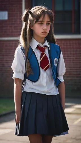 a   sad school girl , no time for love,schoolgirl,school skirt,school uniform,school clothes,cheerleading uniform,worried girl,eleven,sports uniform,child girl,a uniform,bulli,primary school student,g