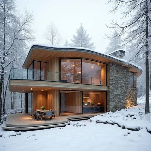 ,a wooden house in the wintertime with snow on the ground,winter house,snow house,timber house,forest house,snowhotel,snow roof