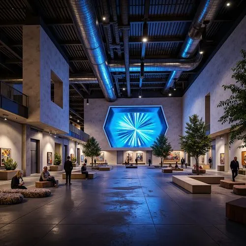 Exhibition Center Deconstructivism Style Architecture Design Ideas