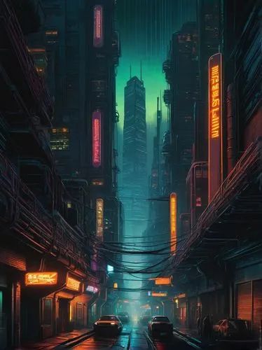 Futuristic, reactionary, sci-fi, curved lines, metallic materials, neon lights, holographic projections, transparent glass, steel beams, complex structure, abstract shapes, cyberpunk cityscape, nightt