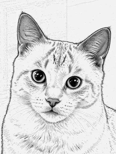 the drawing of a cat looks like it is on top of a table,drawing cat,cat line art,cat drawings,cat portrait,cartoon cat,cat vector,Design Sketch,Design Sketch,Black and white Comic
