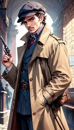  ,sherlock holmes,carnacki,detective,gumshoe,holmes,investigator,gunslinger,sherlock,baskerville,peregrini,farnaby,zenigata,greatcoat,trenchcoat,inspector,arno,marston,constantine,alatriste,layton