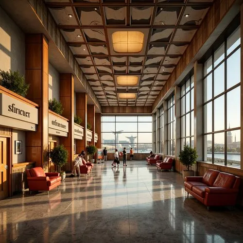 Bauhaus Style Airport Architecture Design Ideas