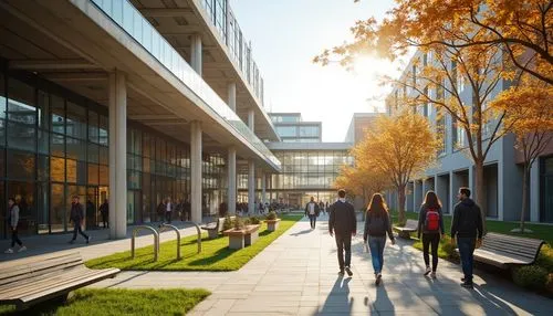 Campus Art Deco Style Architecture Design Ideas