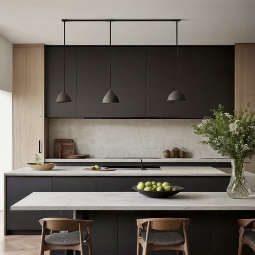 dark cabinets,dark cabinetry,modern kitchen interior,modern kitchen,modern minimalist kitchen,kitchen design,under-cabinet lighting,kitchen interior,contemporary decor,tile kitchen,ceramic hob,modern 