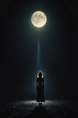 A hauntingly beautiful minimalist photograph, exuding a Tim Burtonesque aesthetic with a mysterious and intriguing atmosphere. The image is predominantly dark, with just a few soft splashes of color a