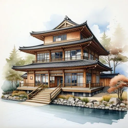 Traditional Japanese Building
