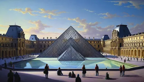 Louvre Museum,louvre,louvre museum,universal exhibition of paris,glass pyramid,pyramids,capitole,paris,pyramid,versailles,notre dame,roof domes,notre-dame,tempodrom,beautiful buildings,french building