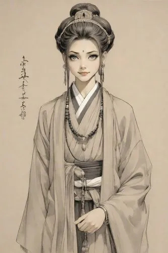 asian woman drawing a woman's chinese fashion,kunqu,geiko,yi sun sin,utamaro,kuanyin,xuanwei,xiaojian,xiuqing,seimei,temujin,hakama,zhiqing,zixun,mengzi,honmaru,maiko,xuanxu,huanghua,gisaeng,xuanwumen
