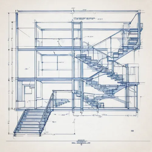 modern library stair,frame drawing,blueprints,steel stairs,technical drawing,architect plan,blueprint,outside staircase,winding staircase,staircase,house drawing,circular staircase,stairwell,scaffold,
