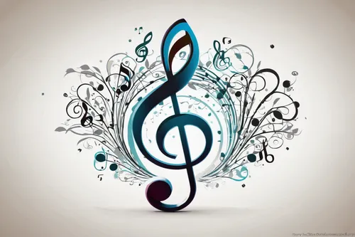 Create a lively and energetic piece featuring the treble clef in a cheerful atmosphere.,musical note,music note,music,treble clef,musical notes,music notes,black music note,music paper,music is life,v