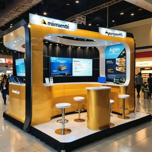 Imagine designing a booth in a bustling mall environment that attracts customers and enhances brand visibility. Picture a space optimized for both functionality and aesthetics, with eye-catching displ