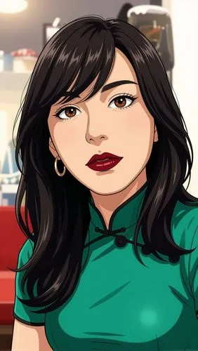 transform female to look more appealing.
Transform the image into a high quality 8K Ghibli illustration. Add vibrant colors and sharp, flowing lines to create the iconic art style. bright brown eye