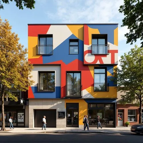 Community Center Expressionism Style Building Design Ideas