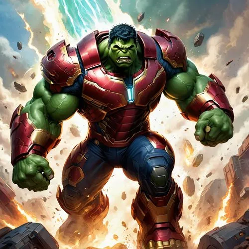 Hulk saltando de dentro da armadura do Hulkbuster, em fúria quebrando a armadura,the incredible hulk in a avengers movie,avenger hulk hero,hulking,hulk,incredible hulk,cleanup,superhero background,ave