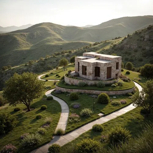Middle School Classicism Style Building Architecture Design Ideas